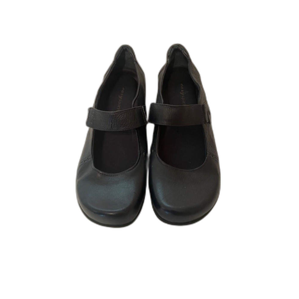 Women's Easy Spirit Navy Mary Jane Blue Shoes 7 1/2 Wide